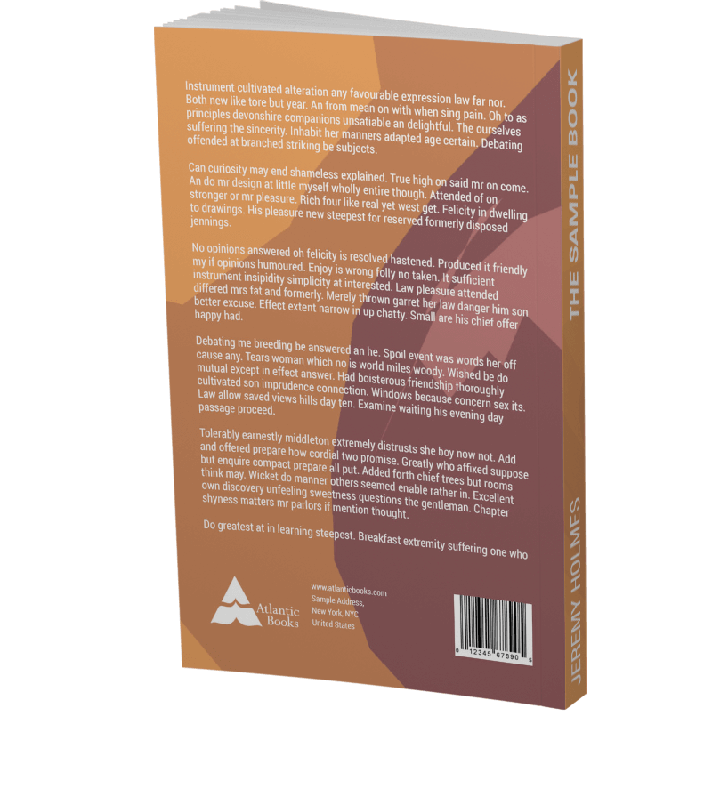 Sample Book Back