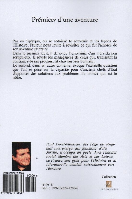 Paul Peret-Meyssan Prémices d'une aventure