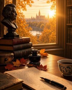 ppm-automne L’automne et l’écriture Paul Peret Meyssan écrivain romancier
