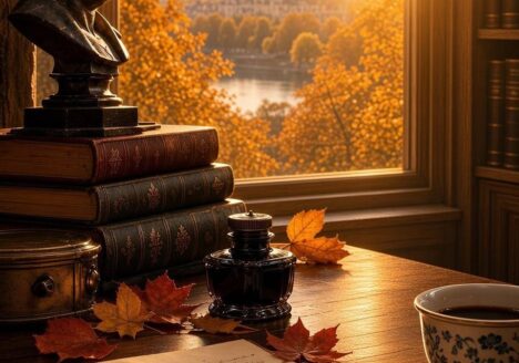 L’automne et l’écriture Paul Peret Meyssan écrivain romancier
